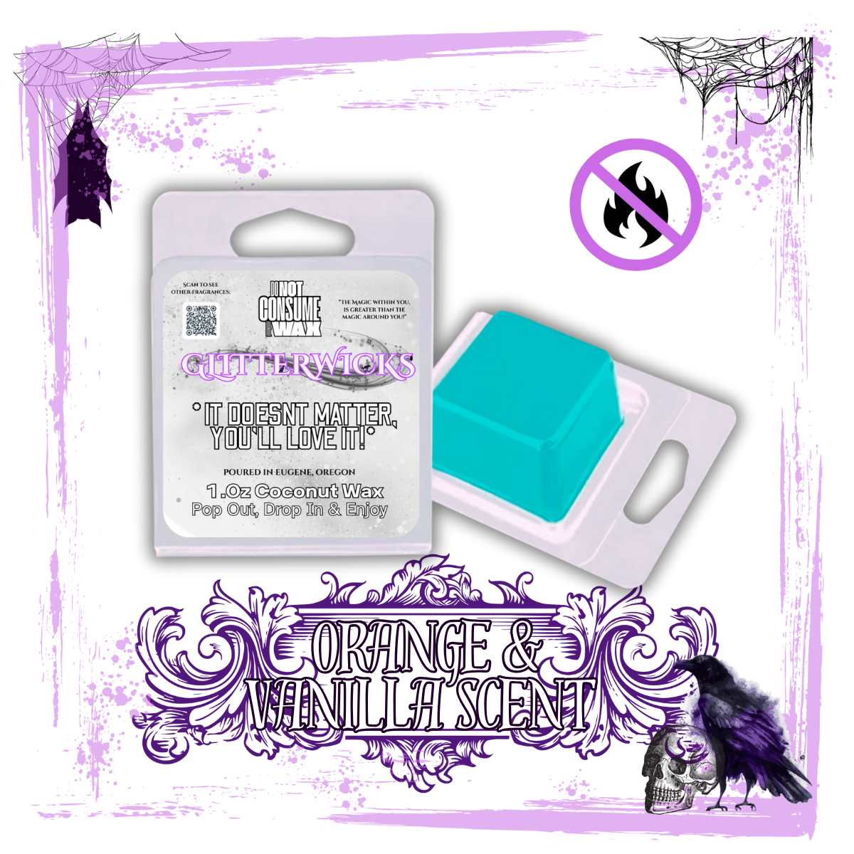 Summer Loving : Orange Vanilla Scented Wax Melt