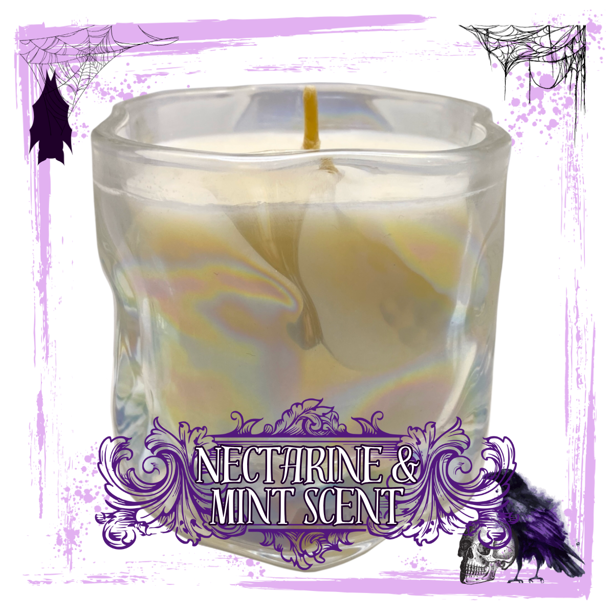 Zesty Bestie : Nectarine & Mint Scented Candle